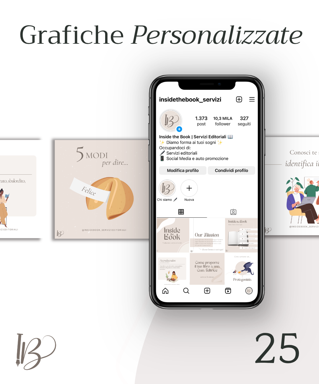 Grafiche social - Pacchetto personalizzato 25