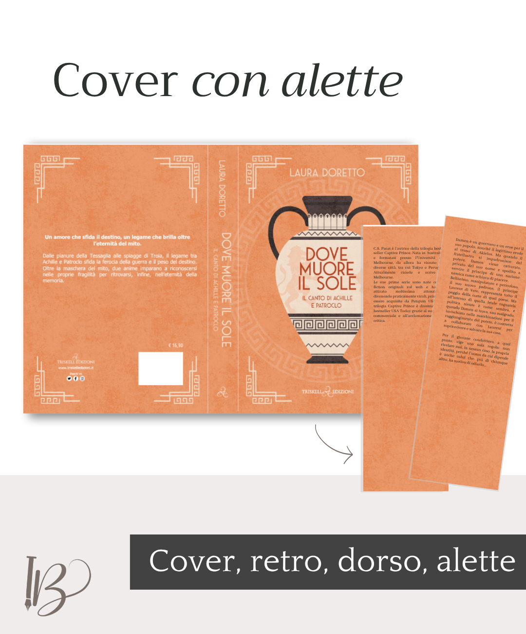 Copertina libro cartaceo con alette